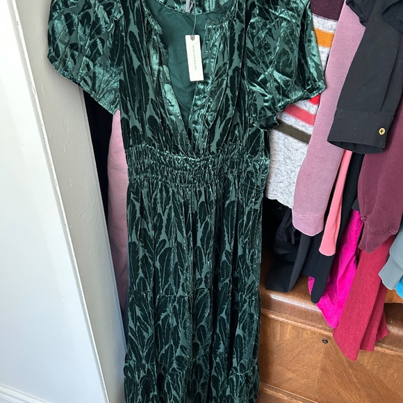 Anthropologie The Somerset Velvet Maxi Dress - Picture 6 of 7